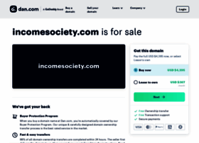 incomesociety.com