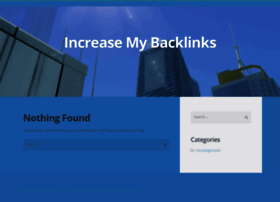 Increasemybacklinks.wordpress.com