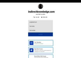 indirectknowledge.com