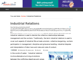 industrialrelations.naukrihub.com