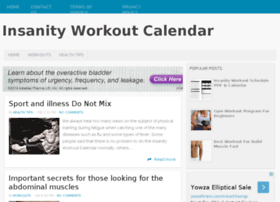 Insanity-workout-calendar.net