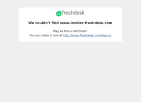 Insider.freshdesk.com