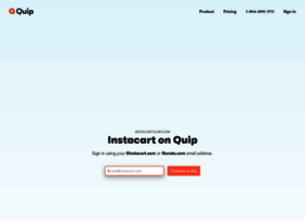 Instacart.quip.com