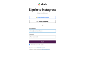 Instagress.slack.com