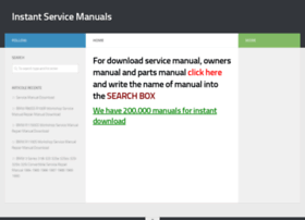 instantservicemanuals.com