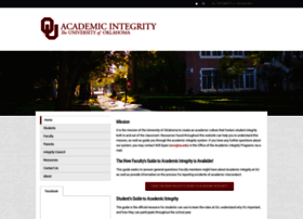 Integrity.ou.edu