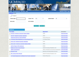 Intelforms.ucmerced.edu