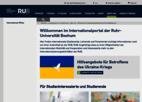 international.rub.de