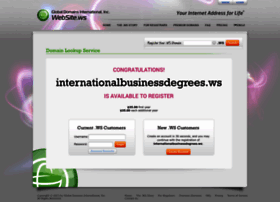 Internationalbusinessdegrees.ws