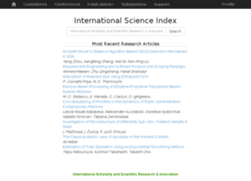Internationalscienceindex.org