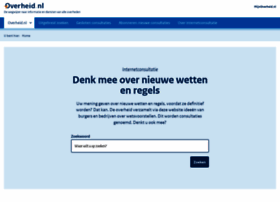 internetconsultatie.overheid.nl