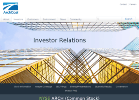 Investor.archcoal.com