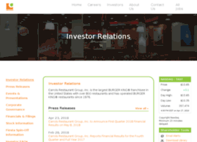 Investor.carrols.com