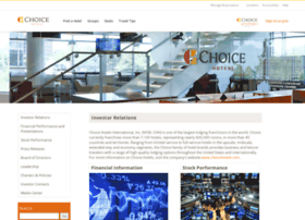 Investor.choicehotels.com