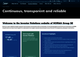 Investors.normagroup.com