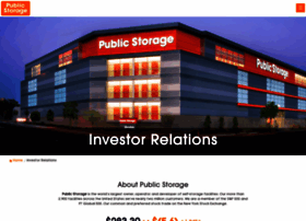 Investors.publicstorage.com