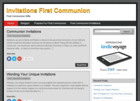 invitationsfirstcommunion.com