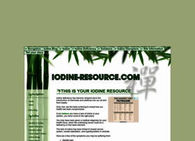 Iodine-resource.com