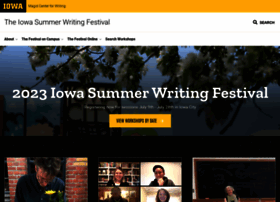 Iowasummerwritingfestival.org