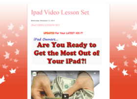 Ipad-lesson-video.blogspot.com