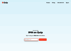 Ipin.quip.com