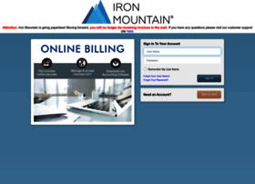 Ironmountainbillingservices.billtrust.com