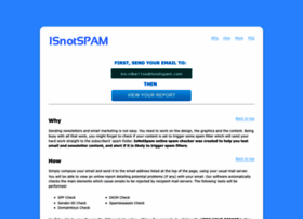 isnotspam.com