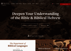 Israelbiblicalstudies.com