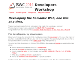 Iswc2014.semdev.org