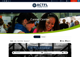Jobcentral.actfl.org