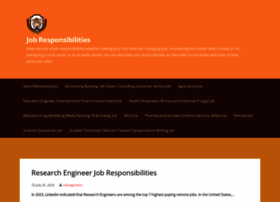 Jobresponsibilities.org