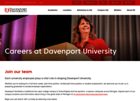 Jobs.davenport.edu