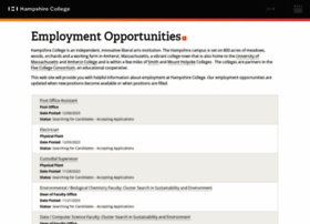 Jobs.hampshire.edu