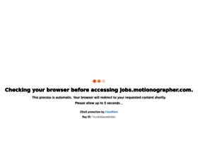 Jobs.motionographer.com