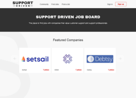 Jobs.supportdriven.com