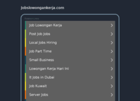 jobslowongankerja.com
