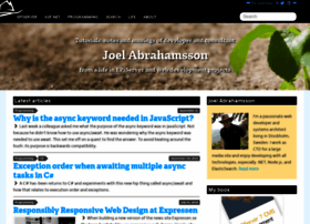Joelabrahamsson.com