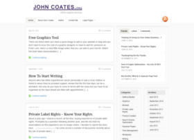 Johncoates.org