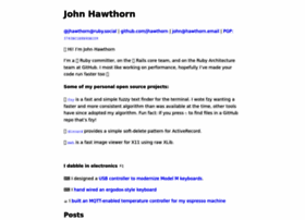 Johnhawthorn.com