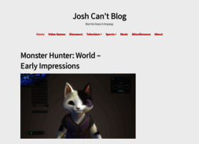 Joshcantblog.com