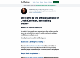 joshkaufman.net