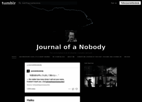 Journalofanobody.tumblr.com