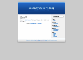 Journeyseeker.wordpress.com