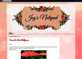 Joysnotepad.blogspot.sg