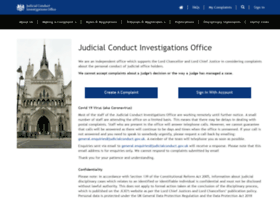 Judicialconduct.judiciary.gov.uk