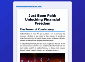 justbeenpaid.com