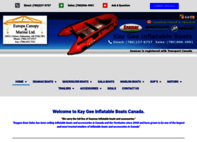 kaygeeinflatableboats.com