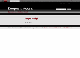 Keepersaeons.wikidot.com