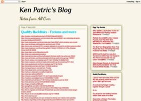 Kenpatric.blogspot.com
