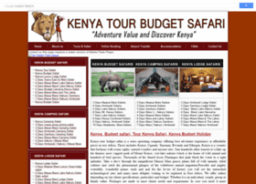 Kenyatourbudgetsafari.com